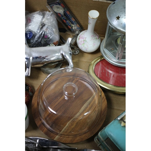 221 - A Mixed Lot of Items including Lamps, Cheese board plus More