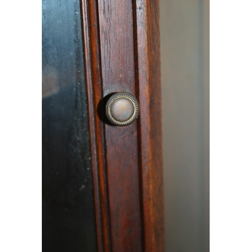 224 - A Wall Corner Display Cabinet Mahogany