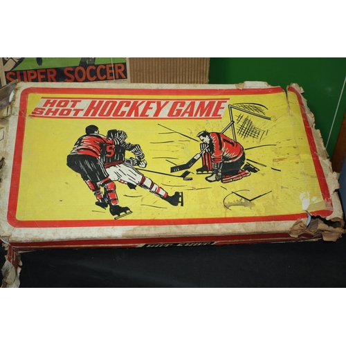 229 - Vintage Ice Hockey and Football Games