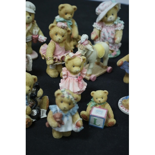 257 - A Selection of Cherished Teddy Bears and some Certificates