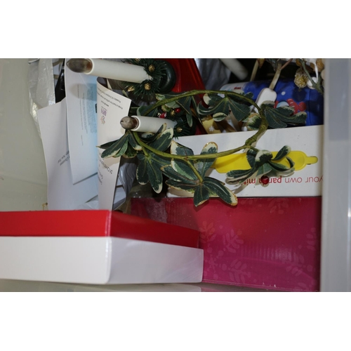 309 - Large Box Containing Christmas Items