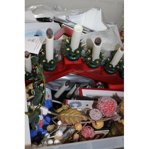 309 - Large Box Containing Christmas Items