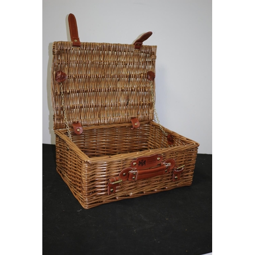 313 - A Small Wicker Basket From Regency