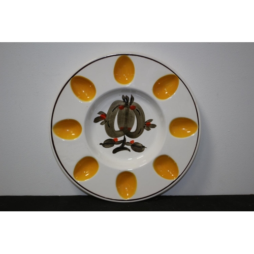 324 - Japanese hand Painted Horishin Potteries and Devilled Eggs Dish