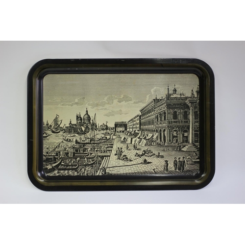 88 - Vintage Tin Tray with Venice Scene