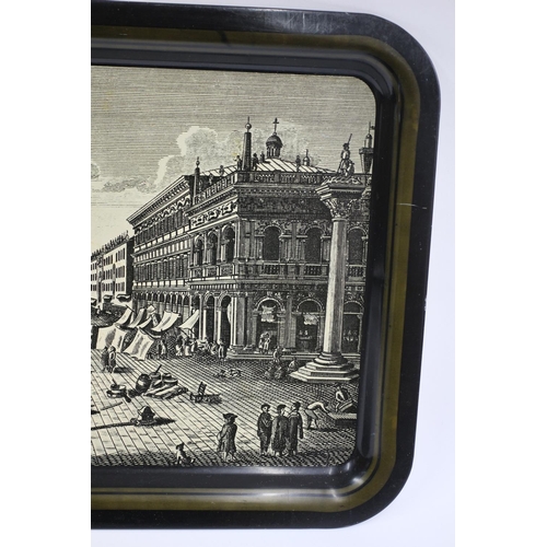 88 - Vintage Tin Tray with Venice Scene