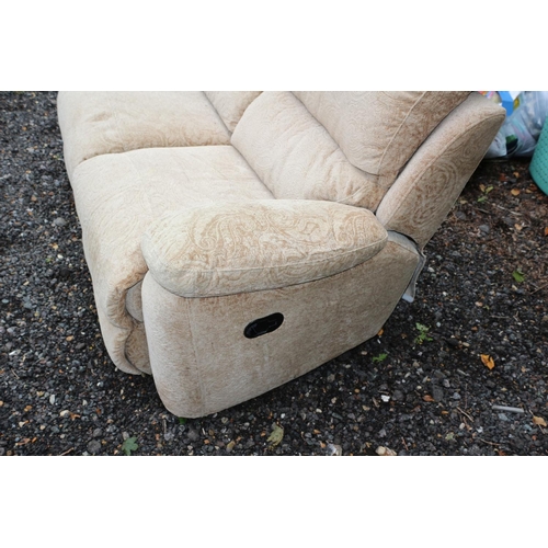 664 - Very Nice 2 Seater Reclining Sofa in Great Condition