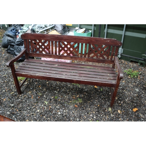 666 - Ornate Design Garden Bench