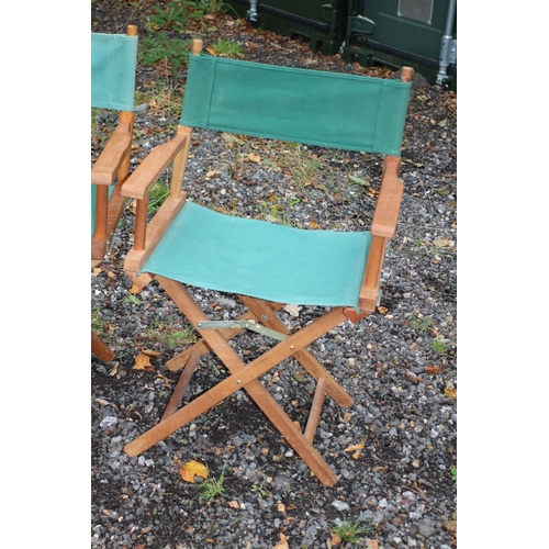 669 - 3 Quality Folding Directors Chairs