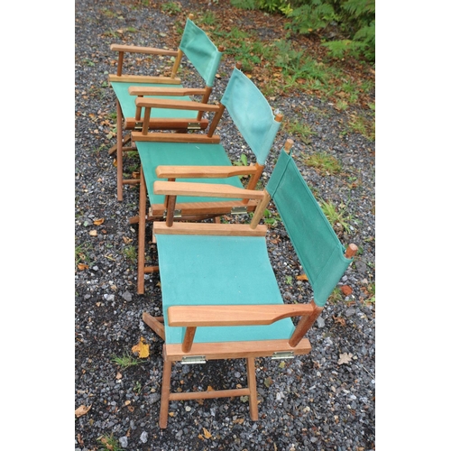 669 - 3 Quality Folding Directors Chairs