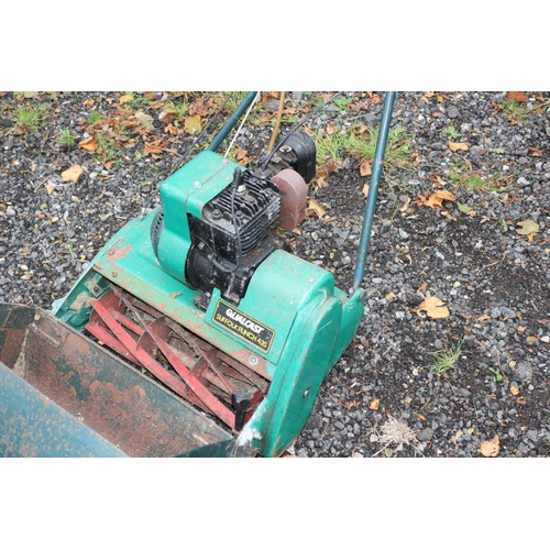 673 - Qualcast Suffolk Punch Petrol Lawn Mower - We are Informed This is Working