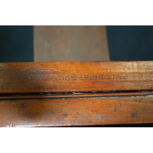 686 - Absolutely Beautiful - Fully Marked - Edwards and Roberts (Gillows) Antique Wind Out Table with 8 Ba... 