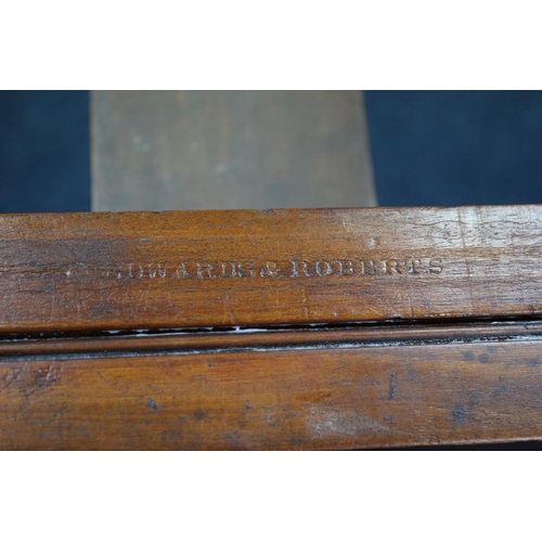 686 - Absolutely Beautiful - Fully Marked - Edwards and Roberts (Gillows) Antique Wind Out Table with 8 Ba... 