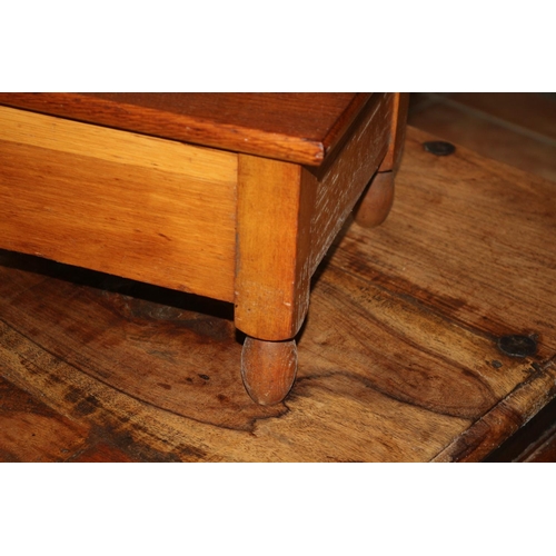 730 - Wooden Storage Footstool