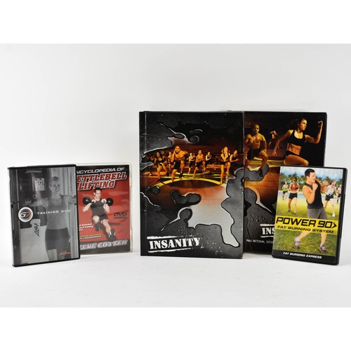 84 - Fitness DVD's Including Insanity Training