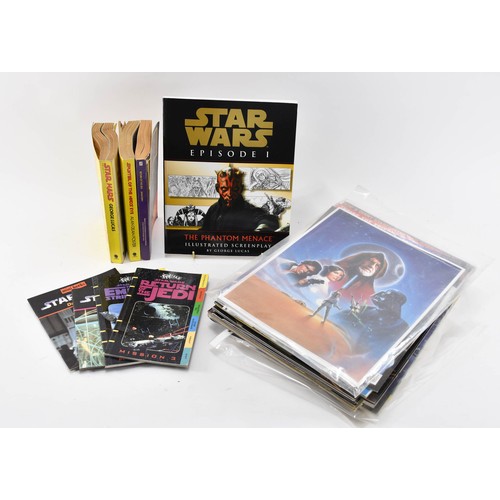 121 - Assortment of Star Wars Items, including John Alvin Special Reprints of Hand Drawn Posters, Vintage ... 