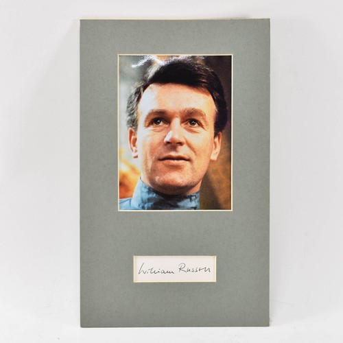 126 - A Mounted Photograph And Signature - William Russell - Dr Who