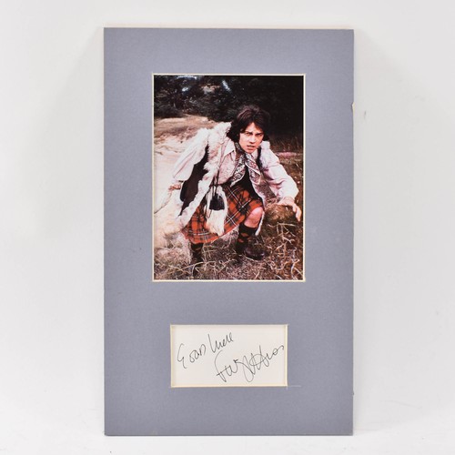 127 - A Mounted Photograph And Signature - Frazer Hines - Dr Who