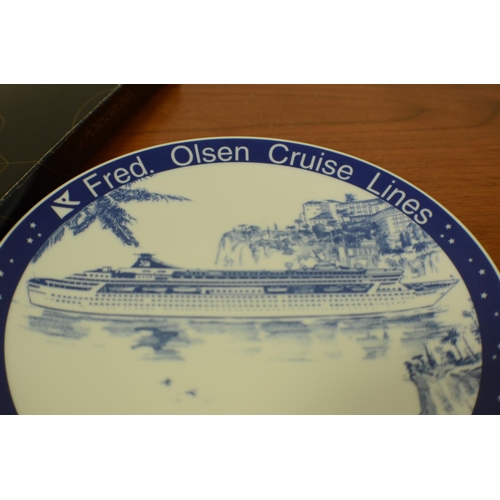 58 - A Boxed Collectors Plate Fred Olsen