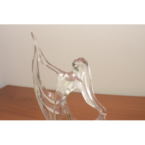 291 - A RCR Figurine of a Dancer and a Glass Squirrel