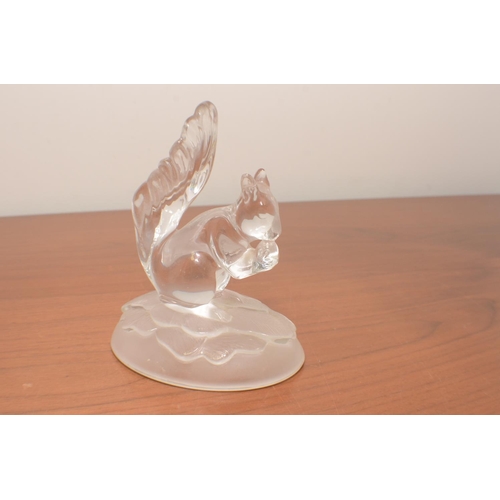 291 - A RCR Figurine of a Dancer and a Glass Squirrel