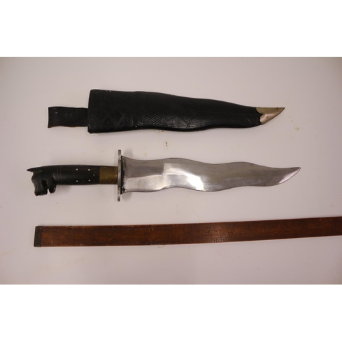 247 - Panther Handled Knife Collection only