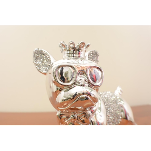 344 - Silver Bling Bulldog