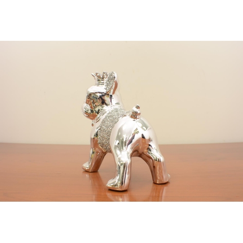 344 - Silver Bling Bulldog