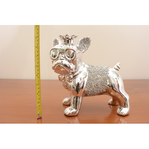 344 - Silver Bling Bulldog