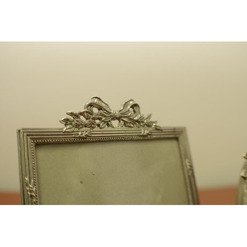 498 - 3 Silver Colour Picture frames 2 are very decorative