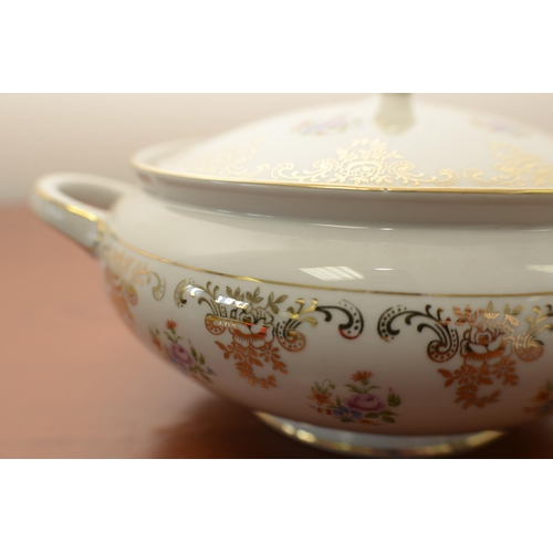 505 - 2 different serving dishes German Bavarico no:80/1197 cl:2 on both the smaller of the two lip top ho... 