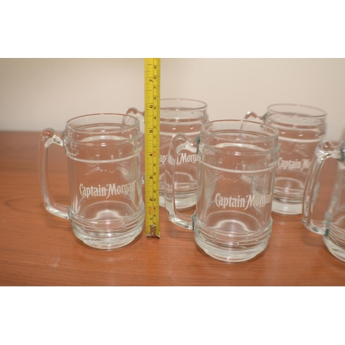 527 - 6 Captain Morgan Jug Glasses