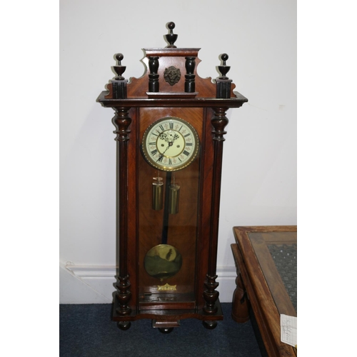 17 - 2 Weight Vienna Regulator Clock