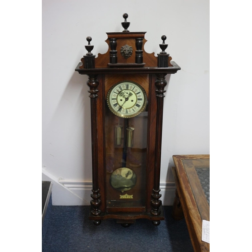 17 - 2 Weight Vienna Regulator Clock