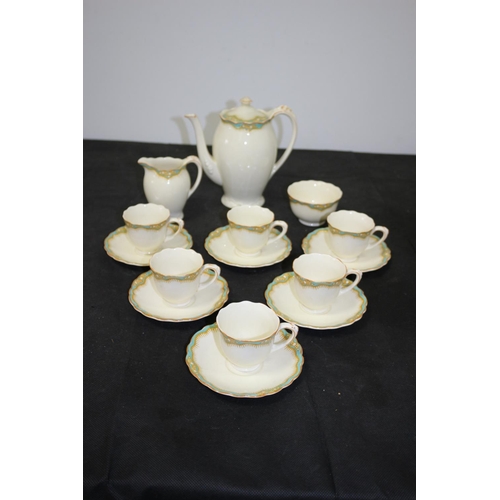 12 - Crown ducal vintage Coffee set