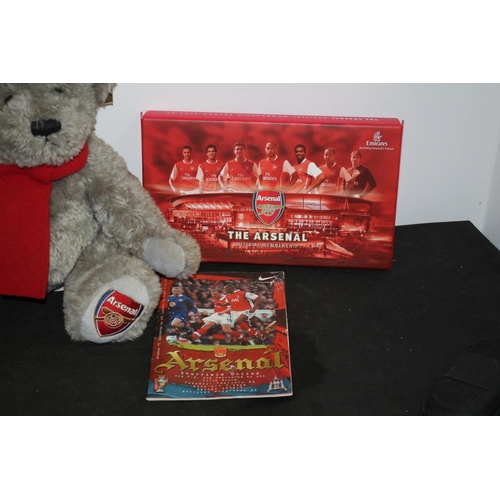 6 - official Arsenal Membership Items plus a Bear