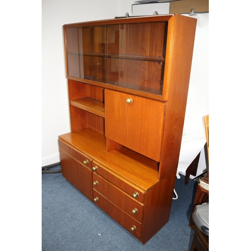 4 - Mackintosh Display Drinks Cabinet with twin glass display doors to top.