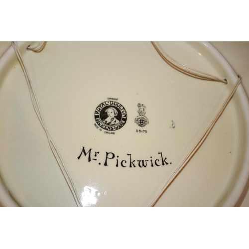 54 - Royal Doulton Mr. Pickwick Large Wall Plate