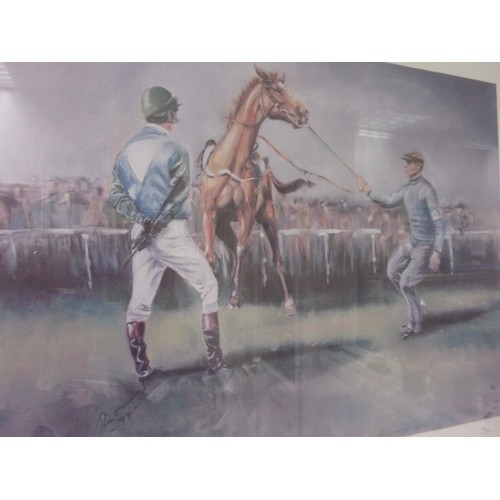 62 - 2 Signed Limited Edition Horse Racing Prints By Artist Oliver Ellwood. One titled 