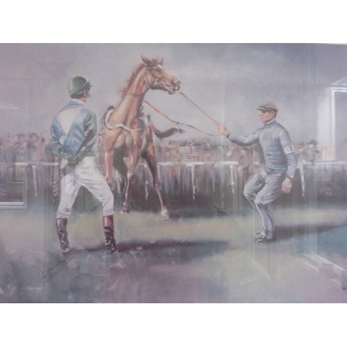 62 - 2 Signed Limited Edition Horse Racing Prints By Artist Oliver Ellwood. One titled 