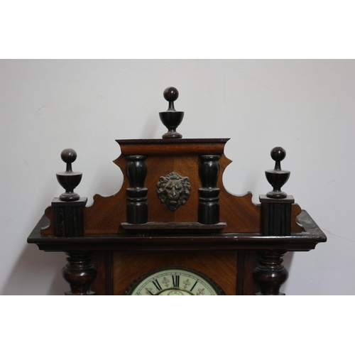 372 - 2 Weight Vienna Regulator Clock