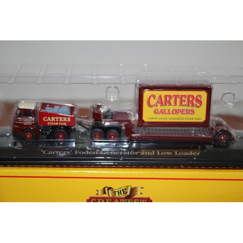 105 - Carters Foden Generator Tractor & Low Loader The Greatest Show On Earth in Box With Certificate of A... 