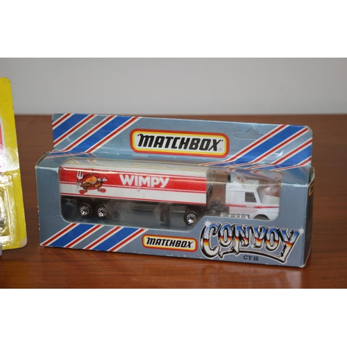 107 - Matchbox Wimpy Convoy CY16 Truck and Corgi Wimpy Van