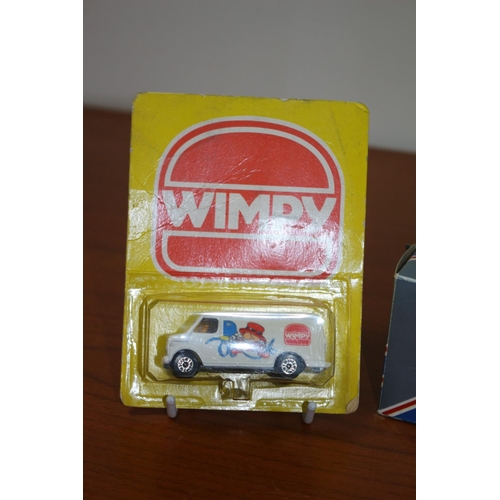 107 - Matchbox Wimpy Convoy CY16 Truck and Corgi Wimpy Van