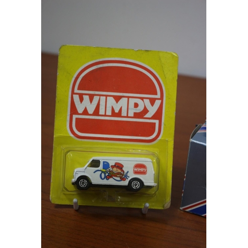 107 - Matchbox Wimpy Convoy CY16 Truck and Corgi Wimpy Van