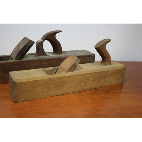 188 - 2 x Large Vintage Wood Planes