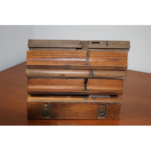 191 - 5 x Antique Wood Planes with Different Edging Blades