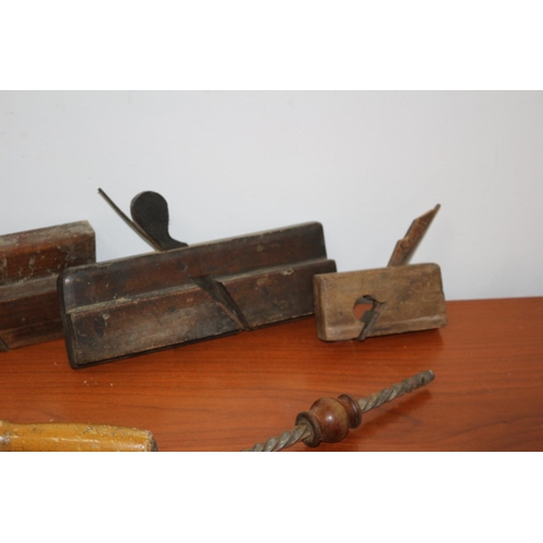 193 - Collection of Antique Wood Working Tools