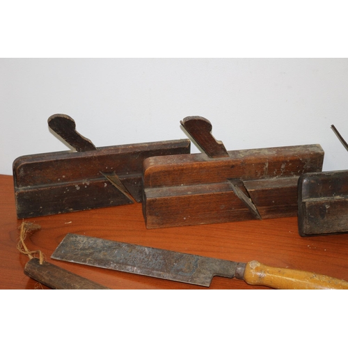 193 - Collection of Antique Wood Working Tools