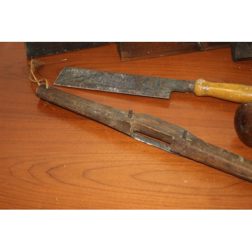 193 - Collection of Antique Wood Working Tools